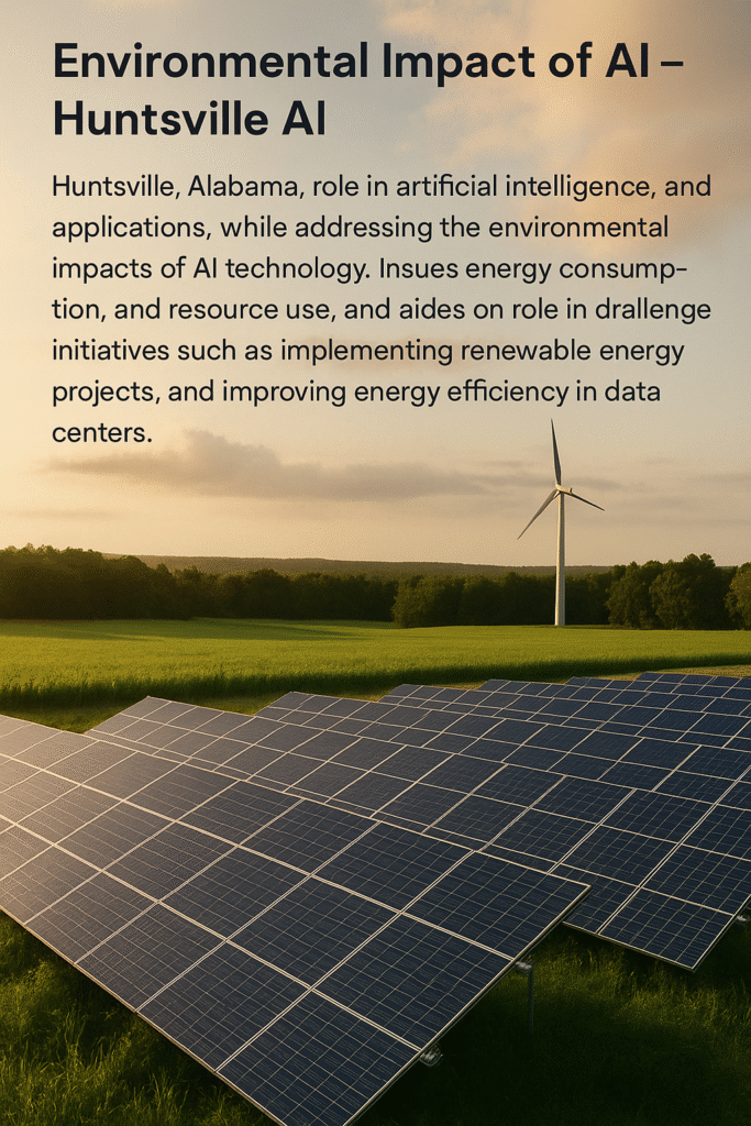 AI carbon emissions and Huntsville solar energy